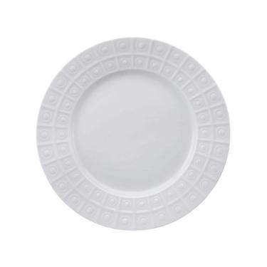 Prato raso em porcelana Limoges Osmose Blanc 26,5cm