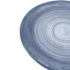 Prato sobremesa em porcelana Schmidt Esfera 21cm azul