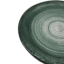 Prato sobremesa em porcelana Schmidt Esfera 21cm verde