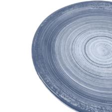 Prato raso em porcelana Schmidt Esfera 27cm azul