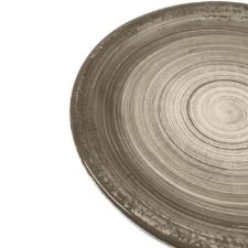 Prato raso em porcelana Schmidt Esfera 27cm cinza