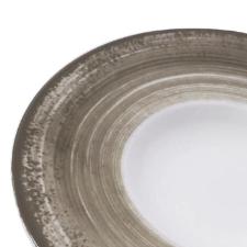 Prato para risoto em porcelana Schmidt Esfera 21cm cinza
