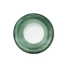 Prato para risoto em porcelana Schmidt Esfera 21cm verde