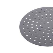Tapete protetor em silicone para Air Fryer redondo Lyor 18,5cm cinza