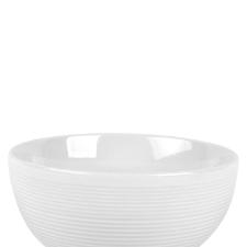 bowl em porcelana L'hermitage Brizzard 15x8,4cm branco
