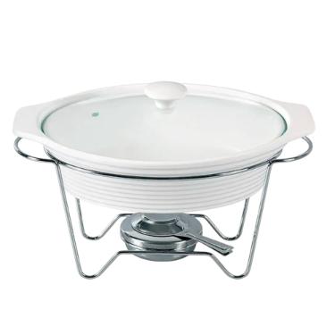 Rechaud oval em cermica Fracalanza Eleonora 1,5 litro: Elegncia e versatilidade  mesa