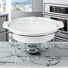 Rechaud oval em cermica Fracalanza Eleonora 1,5 litro: Elegncia e versatilidade  mesa