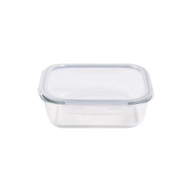 Pote hermtico retangular em vidro Kenya Kitchen 640ml