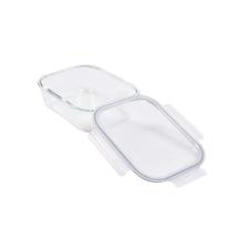 Pote hermtico retangular em vidro Kenya Kitchen 640ml