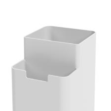Organizador em plstico Coza Single 8x10,5x12,1cm branco
