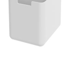 Organizador em plstico Coza Single 8x10,5x12,1cm branco