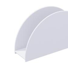 Porta-guardanapos redonda em plstico Coza Cozy 15x4,2x8,1cm branco