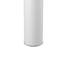 Escova sanitria com tampa em inox Coza Decorline 10x39cm branco