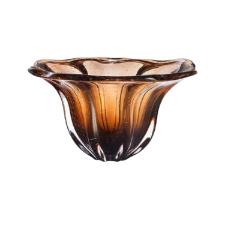 Cachepot em murano San Marcos 2886/MR 20x36cm marrom