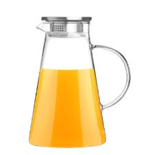Jarra em vidro com tampa em ao inox Dynasty Twinkle 1,8 litro para sucos, drinks e gua