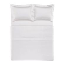 Jogo de lenol Trussardi Girelli 300 fios 100% Algodo Queen Branco/Branco