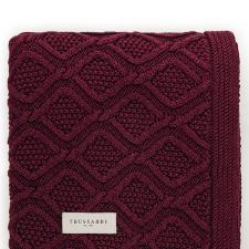 Peseira Trussardi Armeni 100% Algodo Tricot 80cmx2,20m Vino