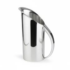 Jarra Oval para gua Saint James em Prata, 1,3 Litro, Luxo e Elegncia para Mesa