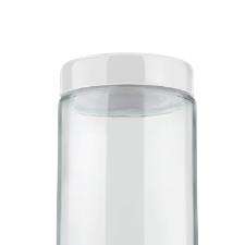 Pote redondo liso em vidro Invicta Color 1,6 litro branco