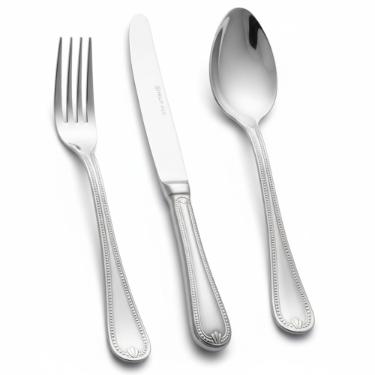 Faqueiro em ao inox Wolf Geneve 130 peas: Design clssico e durabilidade para 12 pessoas