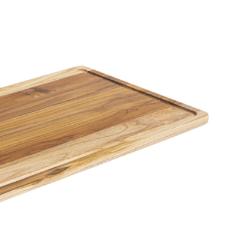 Tbua madeira teca para churrasco Stolf Maxxi 58x38x1,8cm
