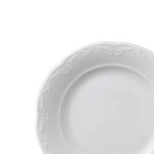 Prato sobremesa em porcelana Mesatua Sense 19cm branco