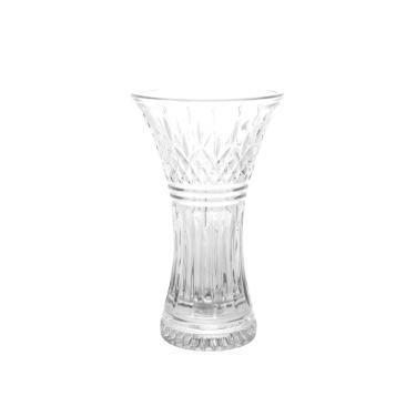 Vaso em cristal Wolff Lys 15x24cm incolor