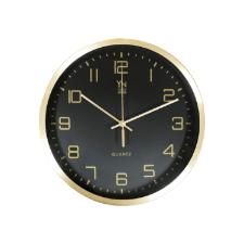 Relgio para parede em alumnio YN Clock 25,2x4,2cm dourado