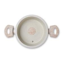 Jogo de panelas antiaderente Brinox Ceramic Life Sirius 6 peas vanilla
