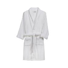 Roupo 100% Algodo Feminino P Trussardi Amlia Branco e Nocciola