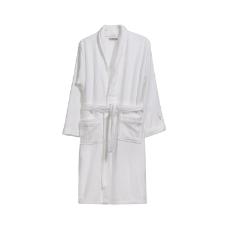 Roupo 100% Algodo Masculino GG Trussardi Barone Branco e Marrom
