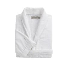 Roupo 100% Algodo Masculino GG Trussardi Barone Branco e Marrom
