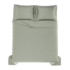 Colcha Trussardi Novara 300 fios em algodo Egpcio 2,60mx2,80m Queen Pistacchio