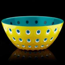 Saladeira bowl em acrlico Guzzini Le Murrine 25cm amarelo com gua marinha