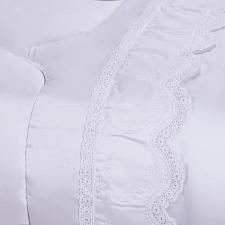 Edredom King 290x250cm 100% Algodo Egpcio Trussardi Romanza Branco