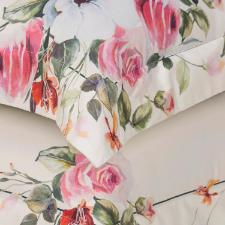 Jogo de cama Trussardi Rosette em algodo 300 fios queen 4 peas estampado