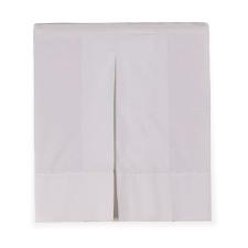 Saia para Cama Box King 100% algodo Trussardi Tullia Branco/Branco