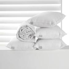 Travesseiro em algodo Trussardi Cmara Dupla 50cm x 90cm branco