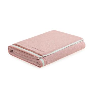 Toalha banho em algodo Trussardi Montello 86x160cm soft ros e rosa