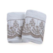 Jogo dois lavabos 100% algodo Trussardi Raffinato Branco