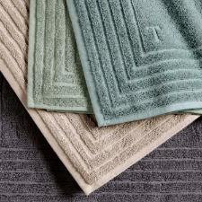 Toalha de piso Trussardi Linee em algodo 48x80cm boschi