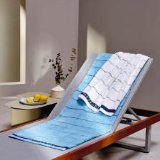 Toalha de praia Trussardi Nutica 86x160cm azul e marinho