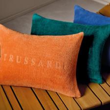 Almofada de piscina em algod�o Trussardi Levanto 30x40cm smeraldo