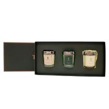 Jogo de velas aromatizadas  Trussardi La luce Originale e Calabria 55G 3 peas