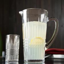 Jogo de jarra com copos Wolff 20749 Queen 7 peas 1,2L/320ml em vidro