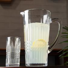 Jogo de jarra com copos Wolff 20749 Queen 7 peas 1,2L/320ml em vidro
