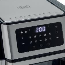 Fritadeira Airfryer oven sem leo Black+Decker AFO12G Gourmand Gris 12L 5 em 1 220V