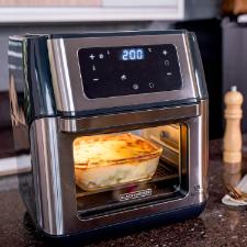 Fritadeira Airfryer oven sem leo Black+Decker AFO12G Gourmand Gris 12L 5 em 1 220V
