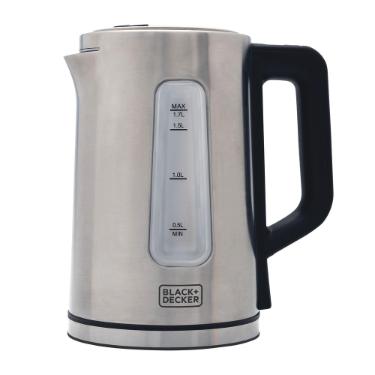 Chaleira eltrica Black+Decker KEPG Gourmand Gris 1,7L em inox