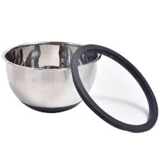 Jogo de bowls tigelas em inox com tampas plsticas Kenya P/M/G 3 peas